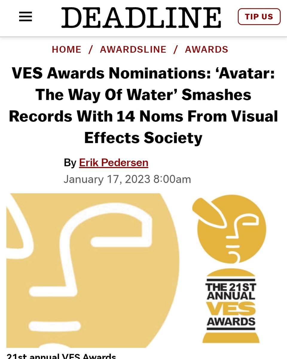 mhvfx's tweet photo. Well Done colleagues. REPRESENT!!! #avatar https://t.co/sn5wkpLLC7