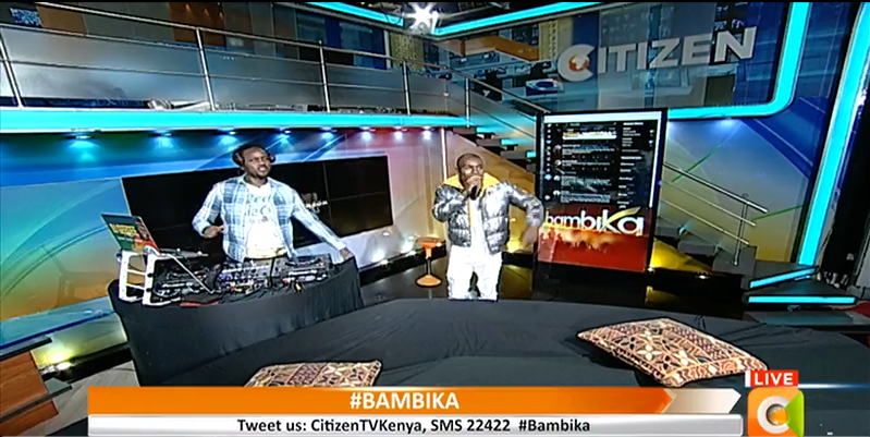 citizentvkenya's tweet photo. Now Performing on #Bambika: Akhasamba Lukale

@timelessnoel1 @djggactivist https://t.co/wPlH4bDLIx