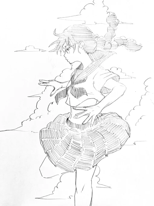 100年ぶりのアナログ絵 