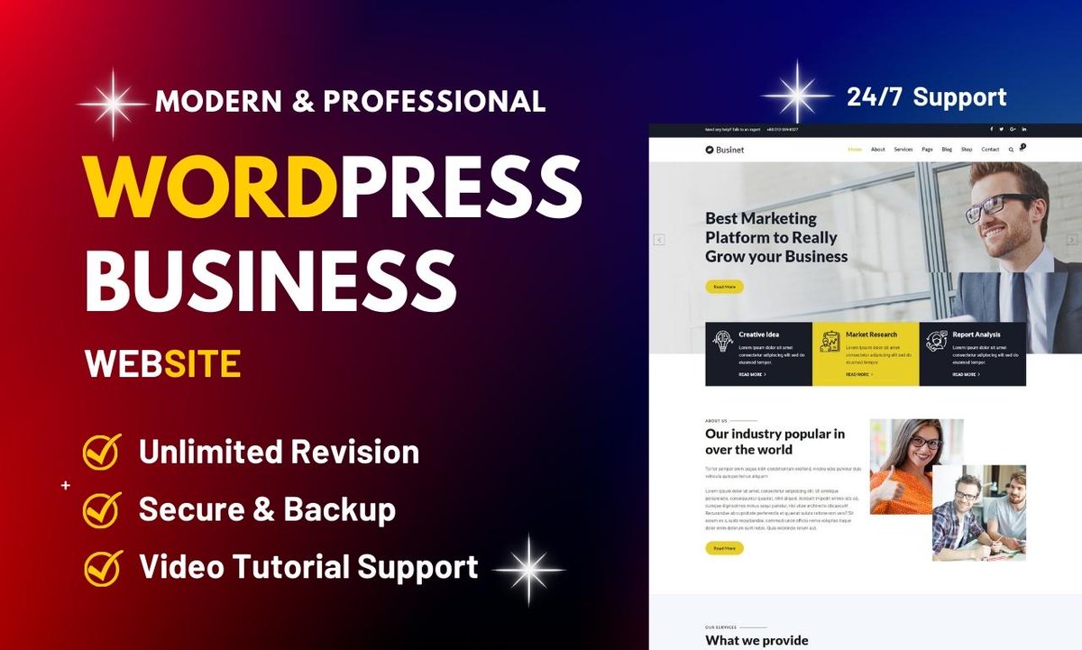 developer_suruj's tweet photo. Welcome to my service I will build a professional Business Portfolio Website Design.
MyService Link: https://t.co/pAKA8aHmMj
#elementorPro #responsiveWebsite #portfolioWebsite #wordpressWebsite #businessWebsite #RoyalRumble https://t.co/JzVDnrczxr