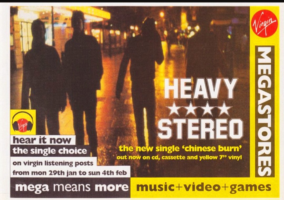 On this day in 1996

@HeavyStereo released their single : Chinese Burn