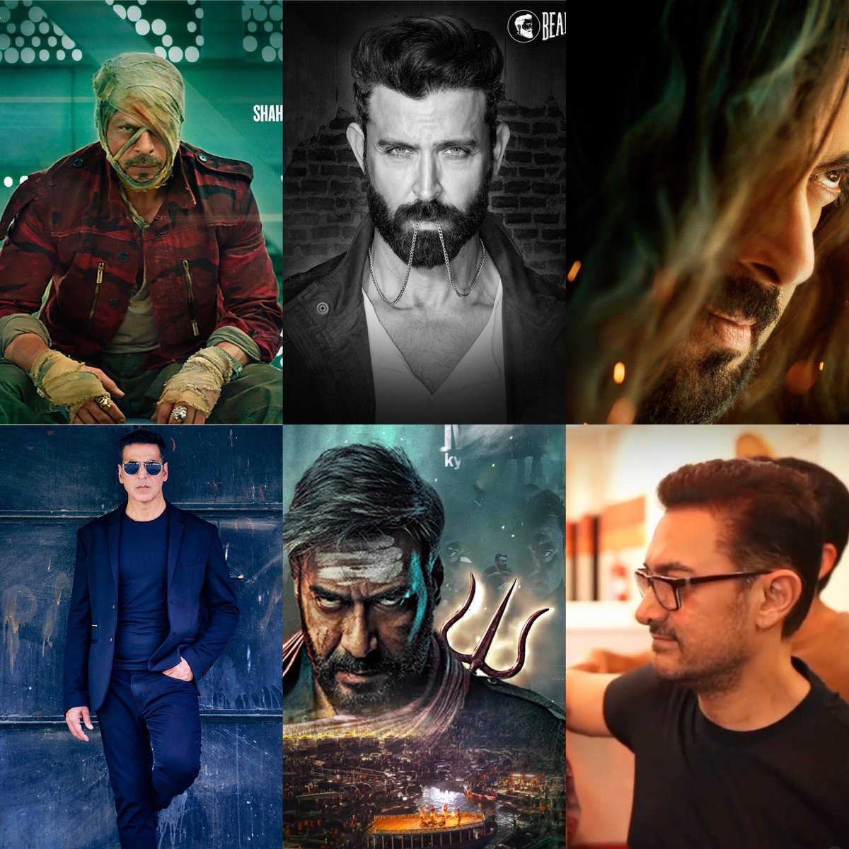 Tutejajoginder's tweet photo. Who will be the FIRST BOLLYWOOD SUPERSTAR to score 100 crores nett in India in a single day?

#AamirKhan 
#AjayDevgn
#AkshayKumar 
#HrithikRoshan
#Salmankhan
#ShahRukhKhan 

(All names in alphabetical order) https://t.co/CqR4Kju1L2