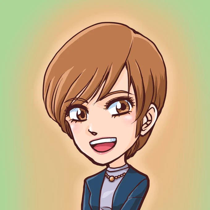 「似顔絵イラストレーター 志賀あゆみ」様のアイコン作成をお手伝いさせていただきました。  可愛らしい絵柄で、似顔絵やマンガを描いていただける作家さんです。 何か要望があればご相談してみてくださいませ  #似顔絵作成 #マンガ作成 #仕事依頼 
