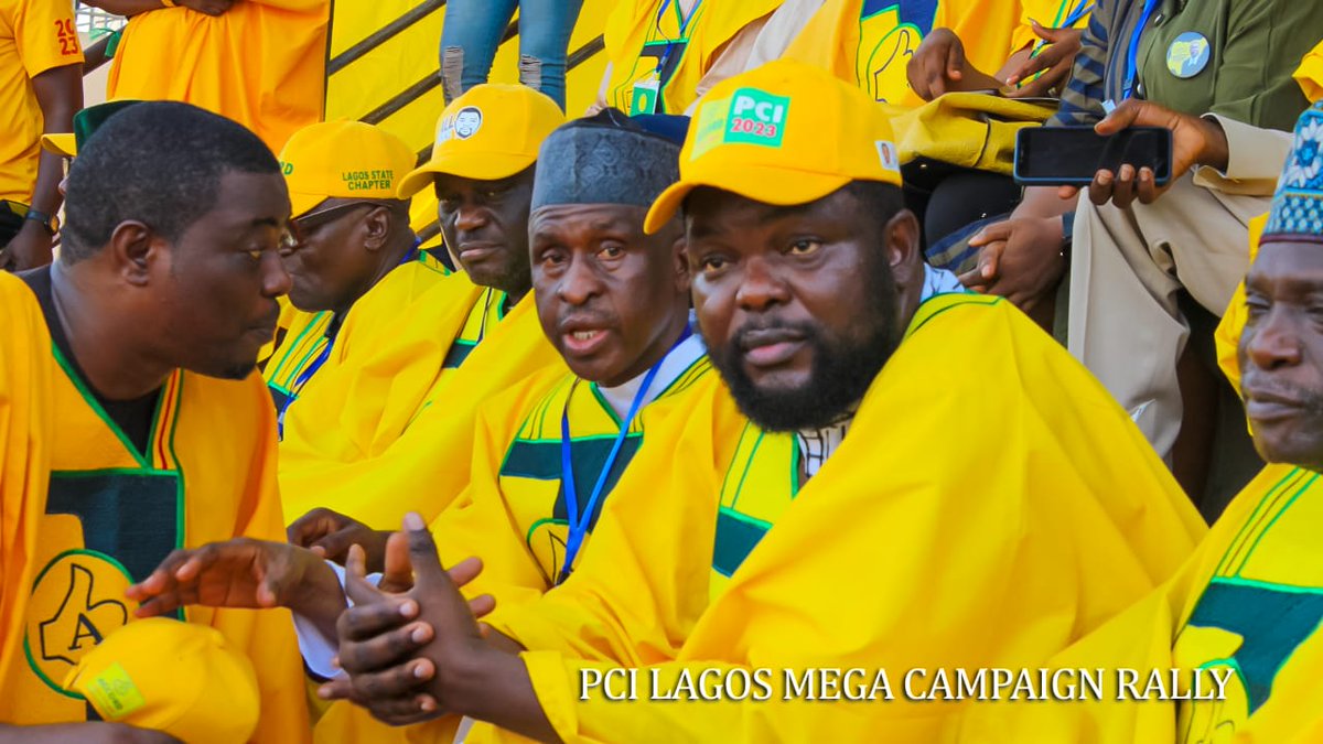 pciforpresident's tweet photo. The Presidential Campaign Rally yesterday in Lagos was a huge success.. https://t.co/5RU5SC4ltR