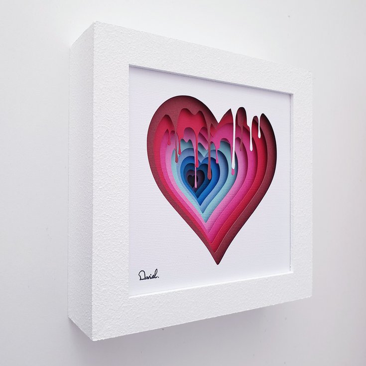 Melting Heart by <a href="/Danielsblossom/">Paper and NFT Art by Daniel</a> #sculpture #art artfinder.com/product/meltin… <a href="/artfinder/">Artfinder</a>