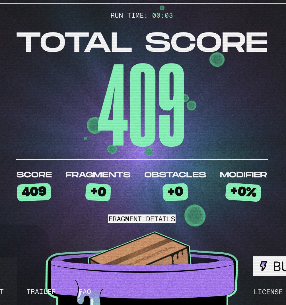 can we talk about lowest score? who’s beat my 409?

#dookeydash <a href="/yugalabs/">Yuga Labs</a> <a href="/BoredApeYC/">Bored Ape Yacht Club 🍌</a>