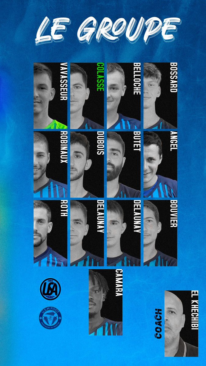 UsMortagne's tweet photo. 🔹[R3 - Journée 1] ⚽️

🔥 Notre équipe fanion en déplacement chez le leader du championnat ! 

🆚 | @USAndaine 
📆 | Dimanche 29 Janvier 
🏟 | Stade Clément Leroyer 
⏰ | 14h30 

#TeamUSM 🔵⚪️ https://t.co/j7yRlHtn5s