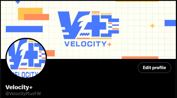 VelocityPlusFW's tweet photo. Good-bye, Sonic Infinity+...

Hello Velocity+!

Huge thanks to @BlueVivacity for designing our new logo and brand! https://t.co/TuoowJhKqx