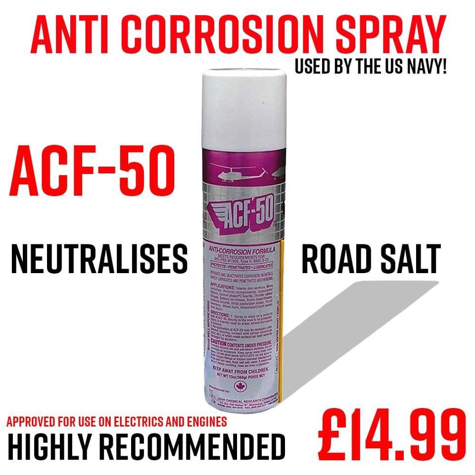 PROTECT YOUR BIKE all year round with ACF-50 Anti Corrosion Spray!🤩Recommended by our technicians, and used by the US Navy! Kills existing corrosion and prevents new cells from forming.

juddracing.com/products/acf-5… #motorcycle #motorbike