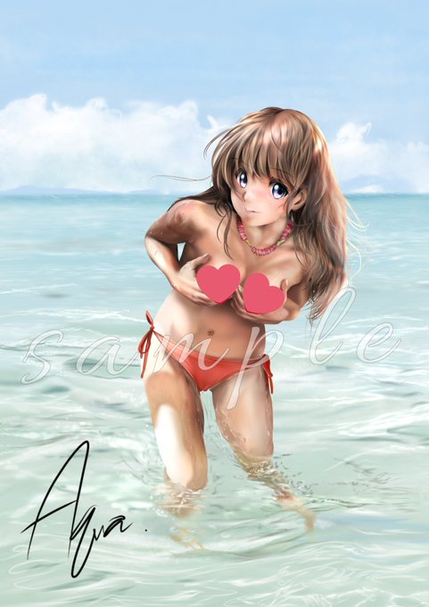 こんばんは #くそ寒いので水着絵を貼る #日曜日はフォロワーさんが増えるらしい 