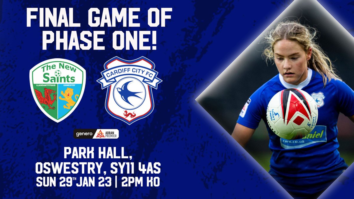 CardiffCityFCW's tweet photo. MATCHDAY | The #Bluebirds are in league action this afternoon! 💙

📅 29/01/23
🆚 @tnsfcwomen 
⏰ 2pm KO
📍 Park Hall

📝 Read our Match Preview: https://t.co/uB10HKpGYq

#CityAsOne | @AdranLeagues | @nathanielcars https://t.co/y5xZ046QEp