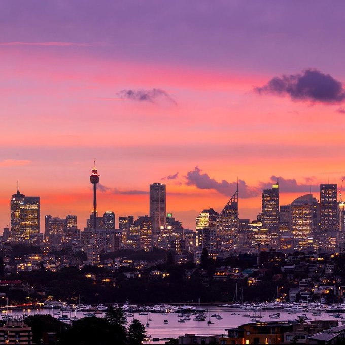 You can't beat a balmy summer sunset 💜  Just when we thought @sydney_sider&nbsp;couldn't get any more captivating<a href="/tag/seeaustralia"class="tags"><span>#seeaustralia</span></a><a href="/tag/comeandsaygday"class="tags"><span>#comeandsaygday</span></a><a href="/tag/feelnsw"class="tags"><span>#feelnsw</span></a><a href="/tag/feeln"class="tags"><span>#feeln</span></a>