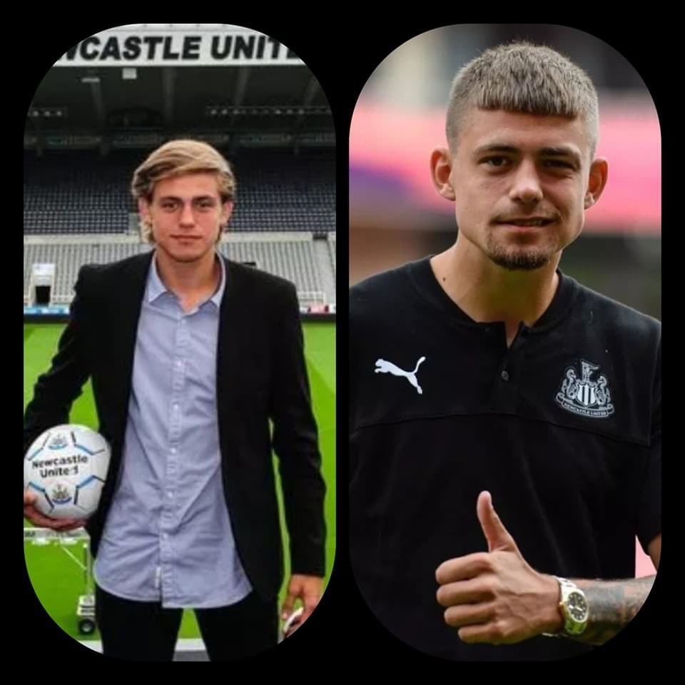MrBrowz's tweet photo. Don’t think it’ll take long for gordon to get a proper Geordie haircut #nufc https://t.co/EfguVPV6dE