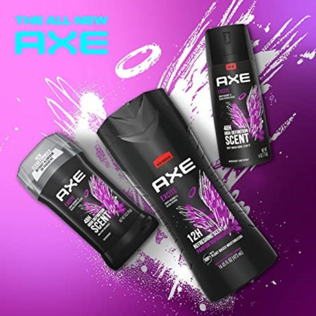 fixnity's tweet photo. AXE Body Wash 12h Refreshing Scent Excite Crisp Coconut &amp; Black Pepper Men's Body Wash with 100% Plant-Based Moisturizers, 16 Ounce (Pack of 4)

Visit now👉https://t.co/0Nlq51jmoK
#Beauty #Health #Clothing #Feminine_Care #Food #Household #Kitchen #Mainstays #Fixnity https://t.co/IE5RTH70hR