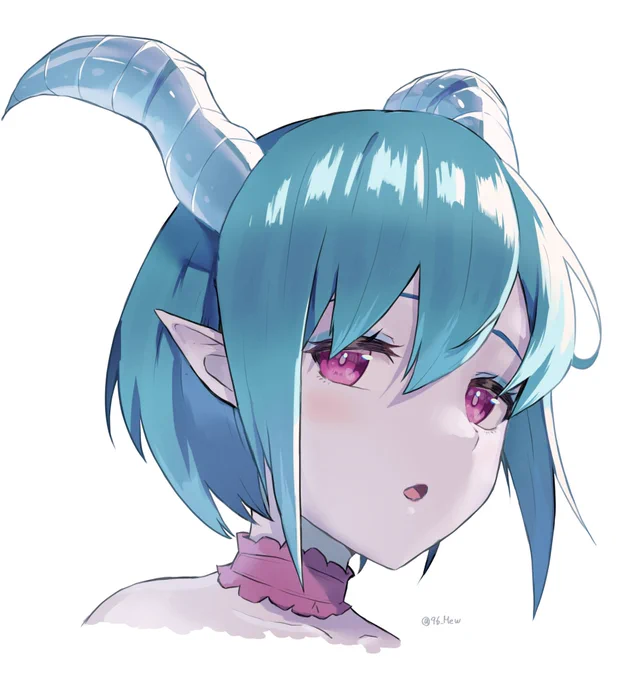 オリガ#リプ来たキャラの顔だけ描く 