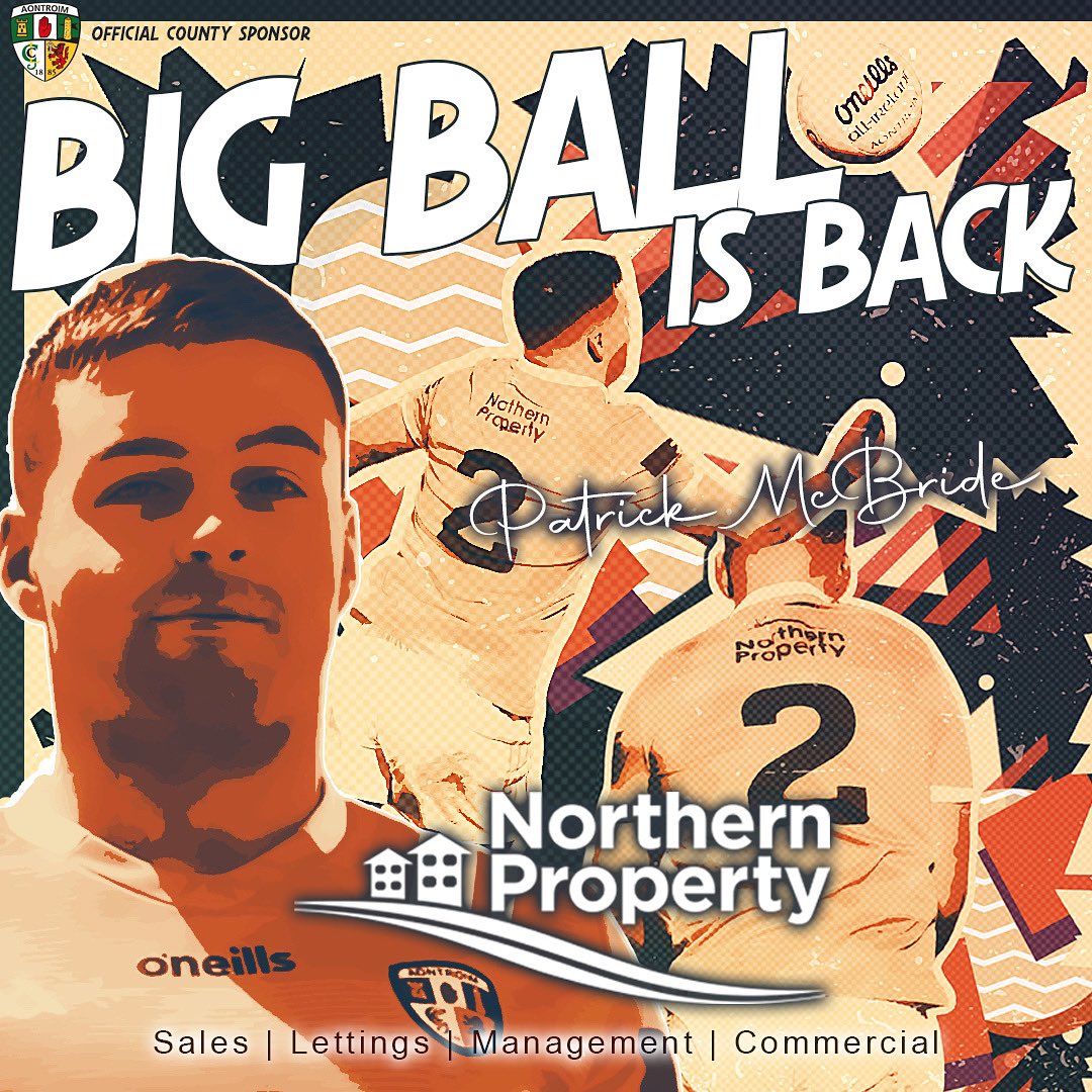 propertyni's tweet photo. Big ball is back!

@AontroimGAA v @Offaly_GAA at Corrigan.

Throw in 2pm

Hon the Saffs!

#northernproperty #officialSponsor #antrimGAA #gaelicfootball #belfast #ireland #gaa #offally #saffs2023

@PatrickMcBride5 @FibrusFullFibre https://t.co/W83NGi1448
