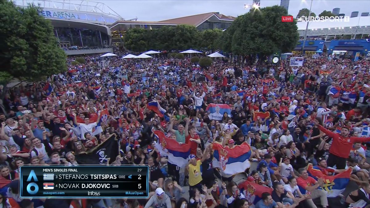 Feels like the World Cup out there 🤯