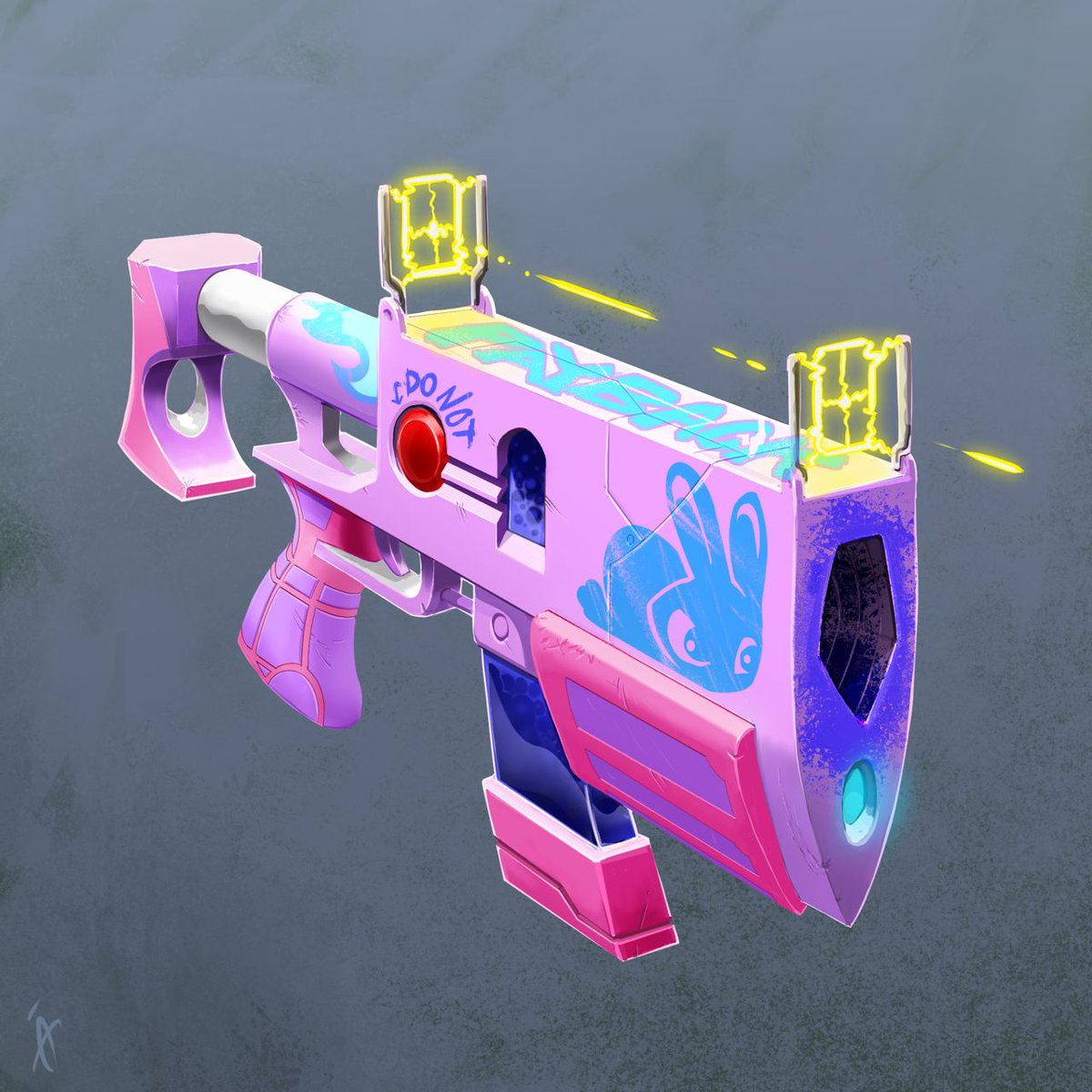inkandbees's tweet photo. Pink Blaster 
#propdesign #weapondesign #gun #guns #digitalart #digitalpainting #digitalillustration #scifiart #pink #weaponofchoice @clipstudiopaint #payback https://t.co/bCYroUVIJm