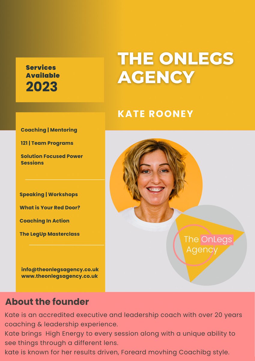 The OnLegs Agency | Kate Rooney tweet media