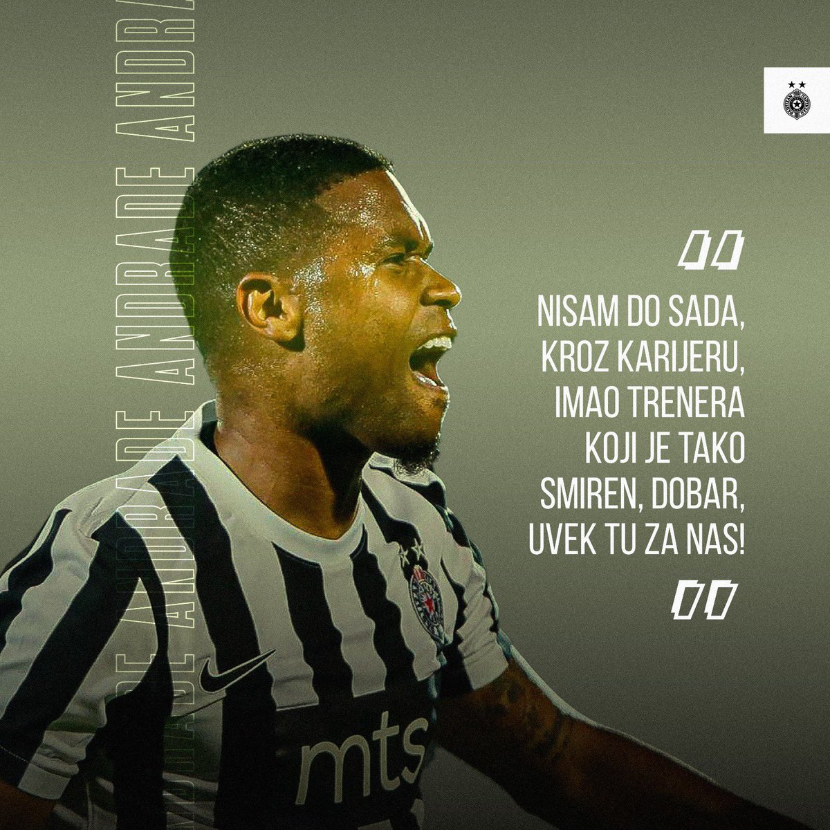 👩‍💻Imamo sjajnu energiju i to će se videti na proleće!

partizan.rs/patrik-andrade…