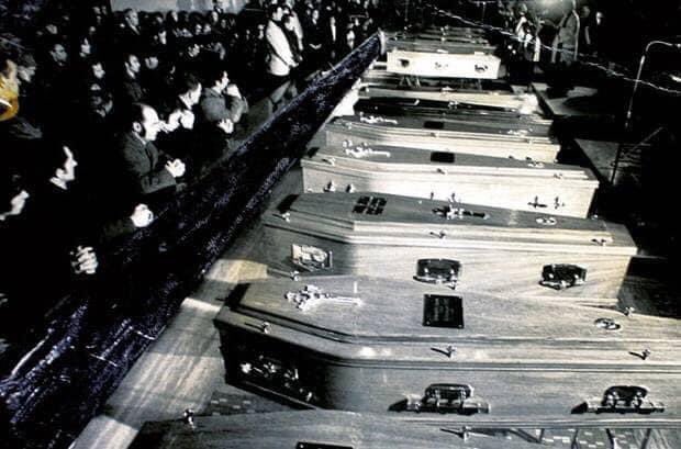 People pray over the coffins of those murdered on Bloody Sunday. RIP

“They tried to bury us, they didn’t know we were seeds.”