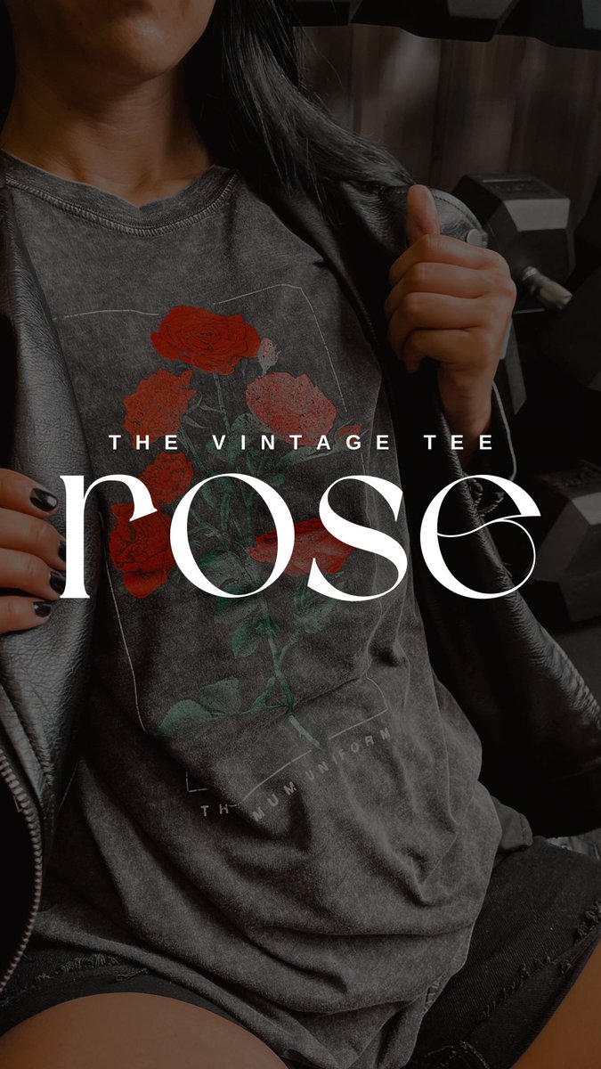 themumuniform's tweet photo. Black Vintage Tee + Rose Graphic = Our First ever Graphic Tee 🥀  https://t.co/pKaj40anXc https://t.co/tmQPTvJSQU