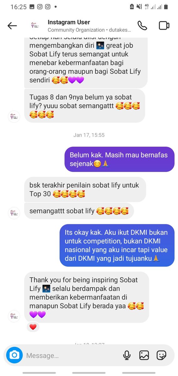 SeptyBarkiyah's tweet photo. Itu 2 DM ig dari akun #DKMILPI yang minta buat ngelengkapin tugasnya. Aku rasa kita setiap individu punya hak untuk mau kepilih jadi duta nasional atau ngga. Nah aku mikirnya ya daripada aku stress sendiri, daripada riweuh sendiri ya aku milih santai aja. Toh DLnya masih lama https://t.co/kBNhMOoNT5