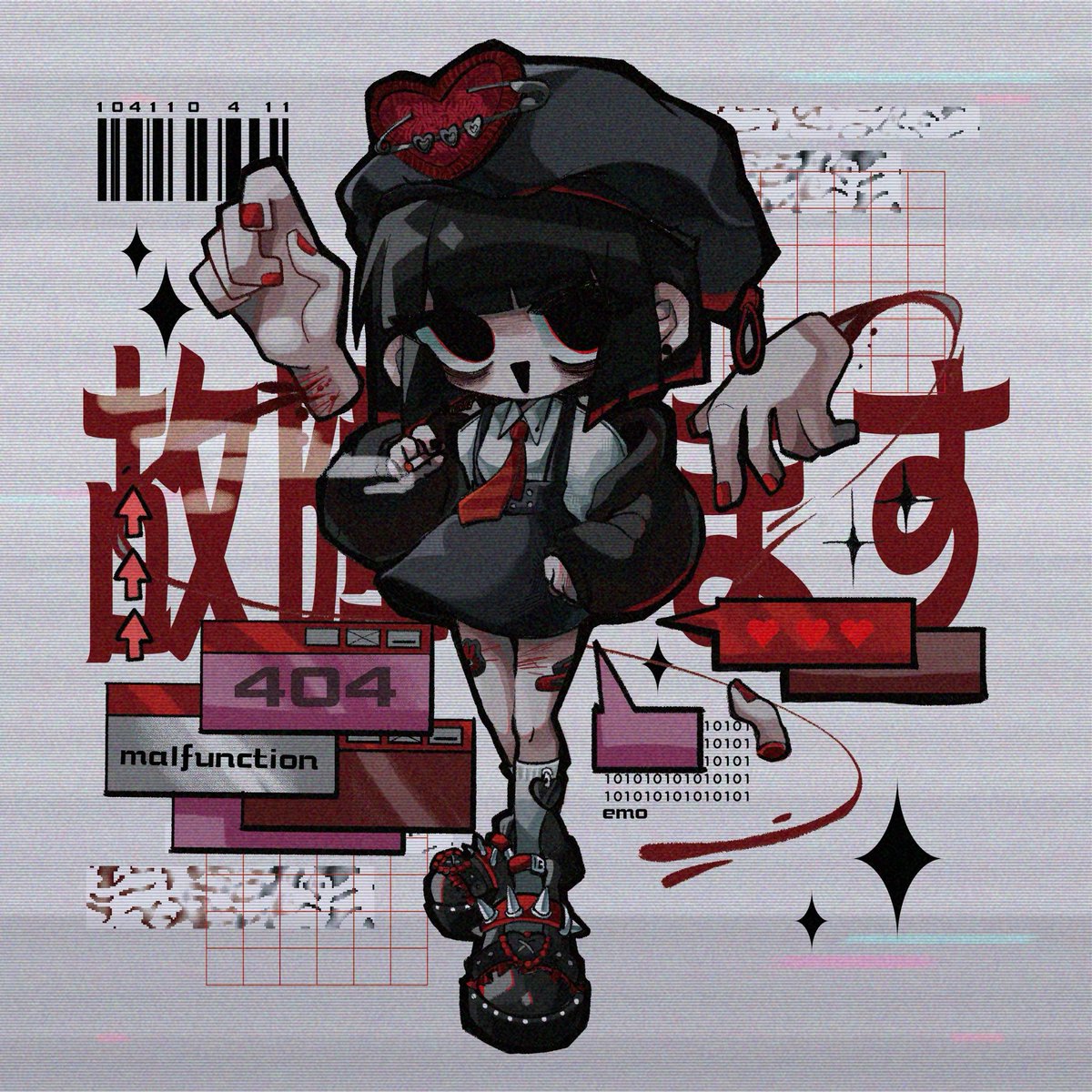 Emo_T_T's tweet photo. 「故障」 https://t.co/1KKaouVimD