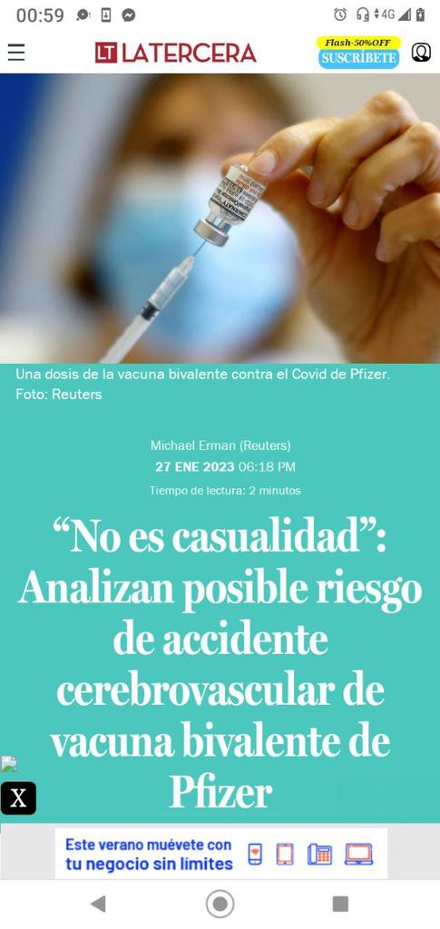 TeAmoMiPeru25's tweet photo. Chile 🇨🇱
🛑La Tercera medio Chileno que llamaba a vacunarte porque era seguro hoy te cambia la version y te cuenta que las vacunas son dañinas.
https://t.co/GdfFzgtg3C https://t.co/bQV7w9kLrz