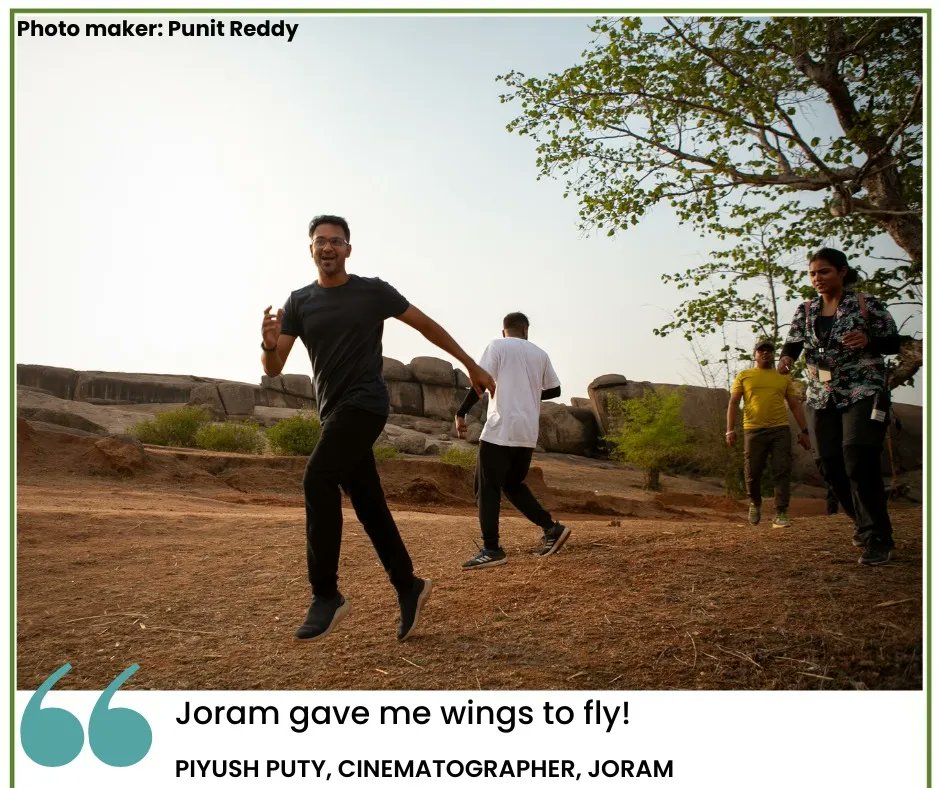 Makhijafilm's tweet photo. Introducing #teamJORAM 
#PiyushPuty, #cinematographer  
Meet @piyushputy, the Odisha-born cinematographer of Joram, who says, "#Joram gave me wings to fly. 'My Unlearning Project' pushed me beyond my comfort space &amp; demanded I explore beyond books &amp; conservative approaches." https://t.co/ZH6VXfuj3q