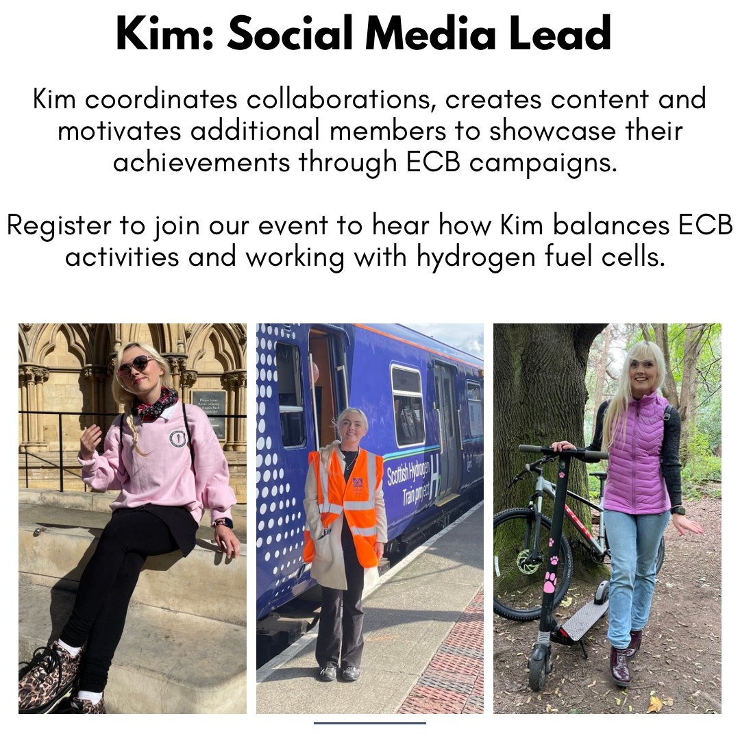 WESECB1919's tweet image. 🌸Meet Kim as part of our event! Kim works with sustainable technology and leads our social media.

To meet more of the ECB team sign up for our virtual event on 2nd Feb, link below: 

eventbrite.com/e/womens-engin…

#womensengineeringsociety #engineeringevents