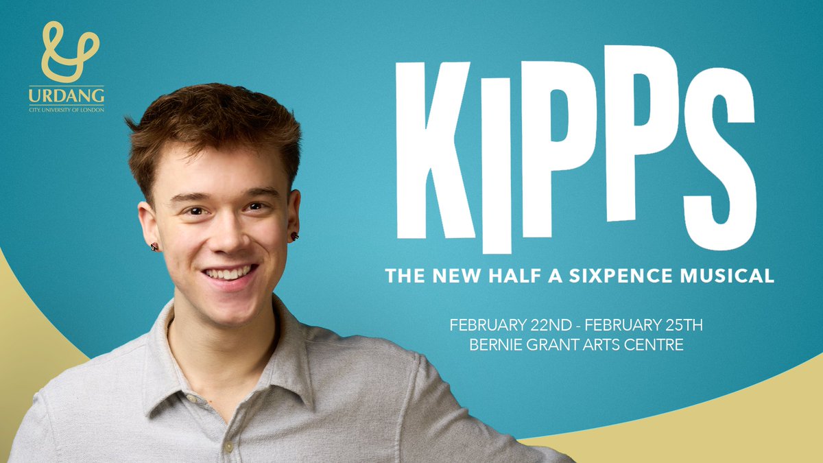 'Kipps' the musical is on sale now! Don't miss out on your chance to see it! #UrdangKipps #ClassOf23

ticketsource.co.uk/bernie-grant-a…