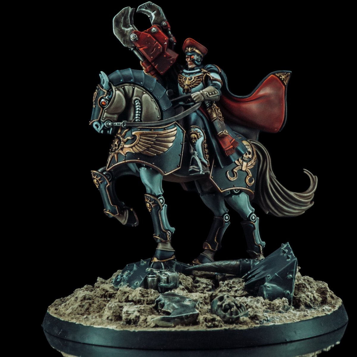 He may or may not dead in the new Codex, but on my tabletop Commissar Yarrick is very much alive. Check out my latest kitbash and painting guide over on my channel: youtu.be/Z4JN2mHNeBg