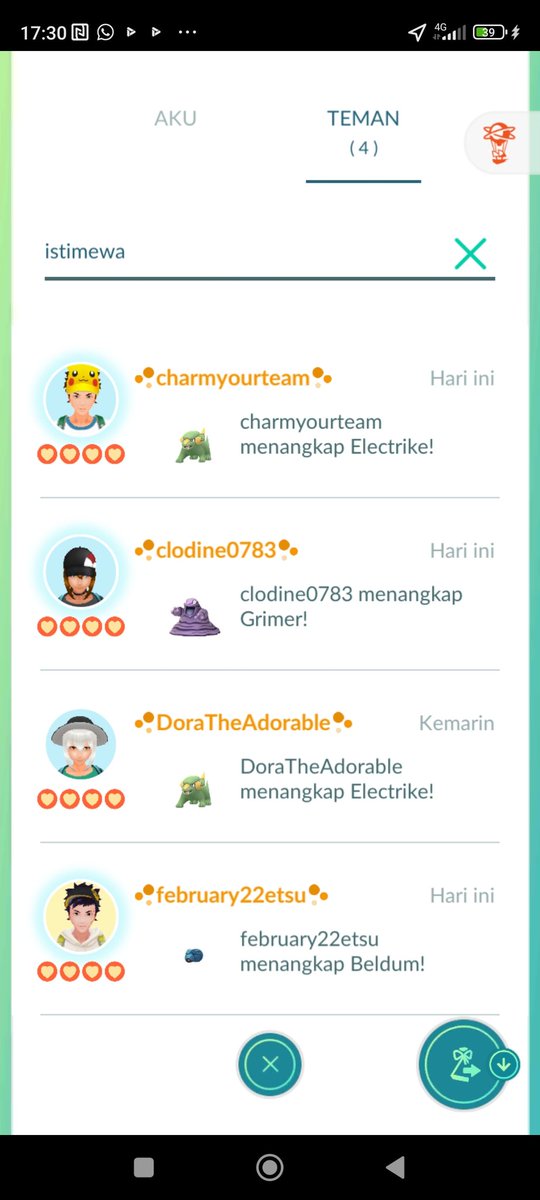 Rama_Wan's tweet photo. Apabila salah satu dari kalian adalah pemilik akun ini tolong DM saya 😌

#PokemonGO #PokemonGOfriends #Pokemon #luckyfriend #luckytrade https://t.co/euHaEQQTsZ