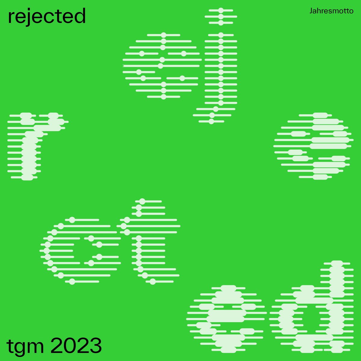 VORTRAGSREIHE 2023: Rejected Brilliante Idee. Zauberhafte Ausführungen. Mit Lampenfieber zeigen wir unsere Entwürfe. 
Wir freuen uns auf die Protagonisten dieser Vortragsreihe, auf überraschende Einblicke und Erfahrungen.