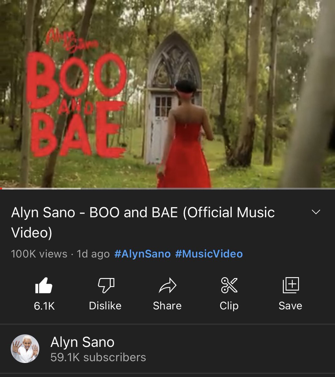 100k views on YouTube for #BooandBae in a day! Murakoze cyane ☺️