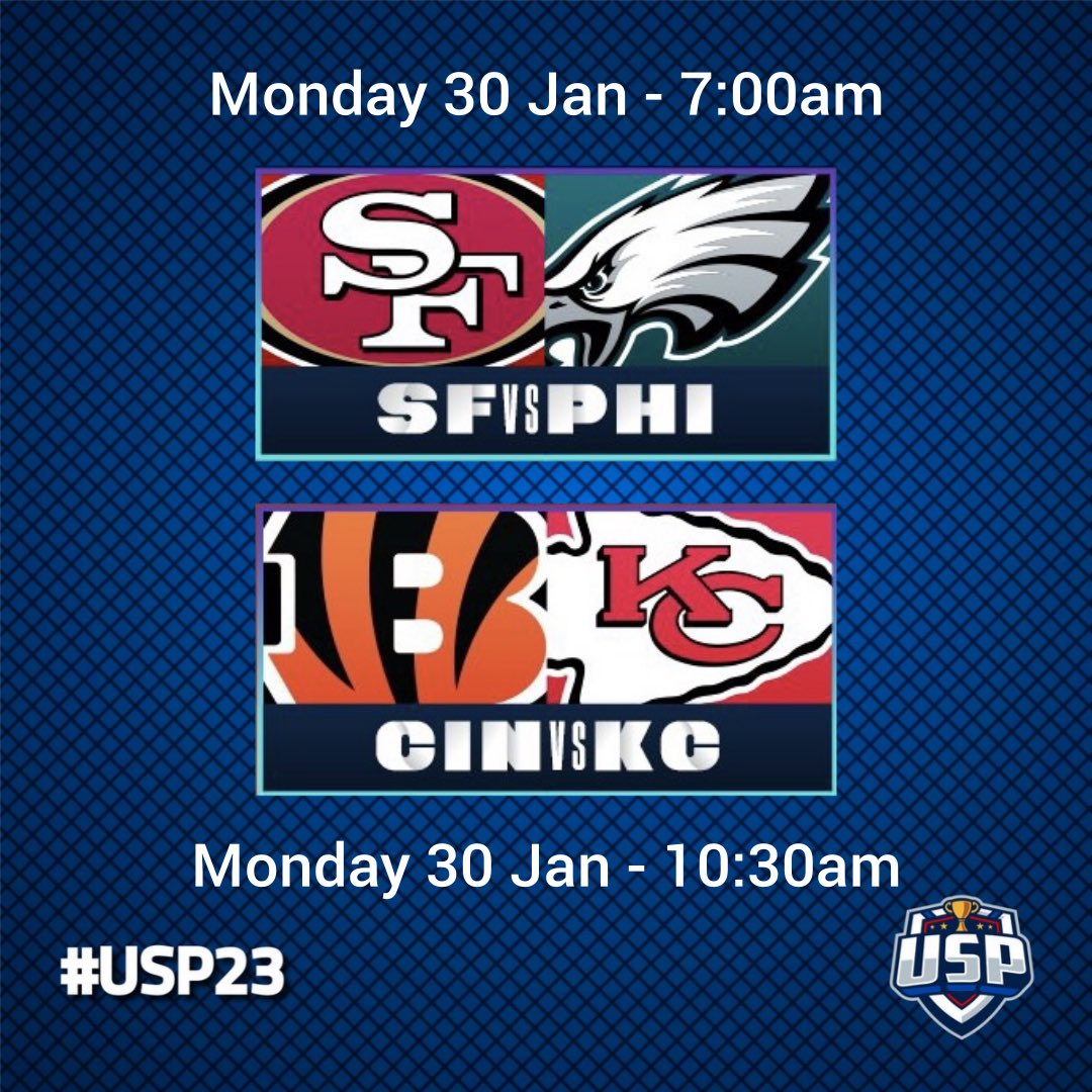 USPunter's tweet photo. Set your alarm. You’re not going to want to miss this.
#USP23 #AEDT #NFLPlayoffs https://t.co/kBqXFzHXlL