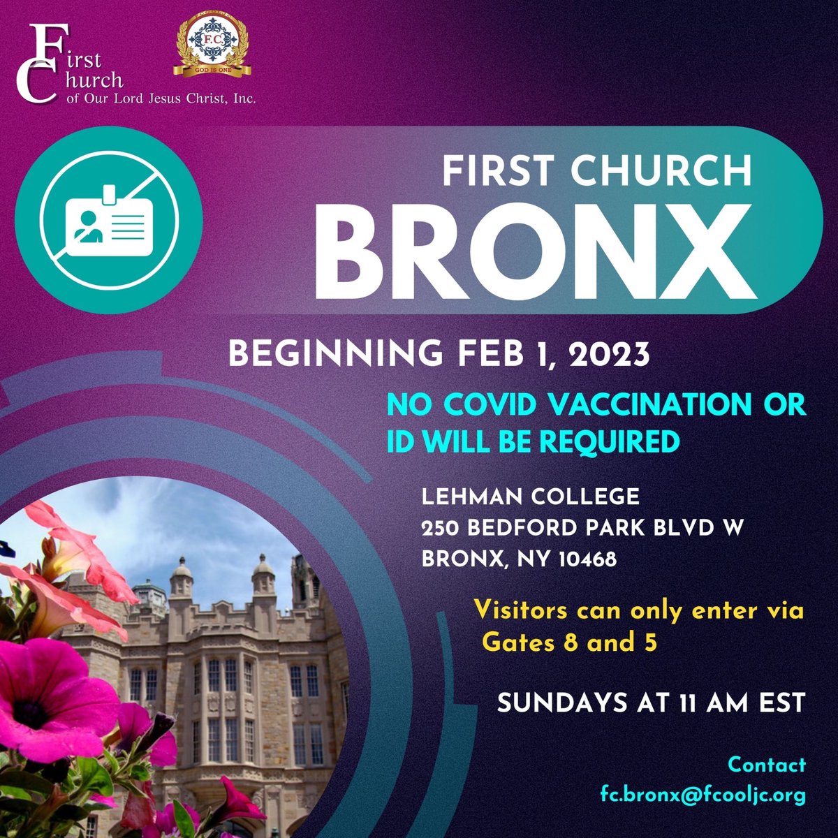 TruthofGod1's tweet image. Greetings, see flyer for the latest update for the Bronx temple!