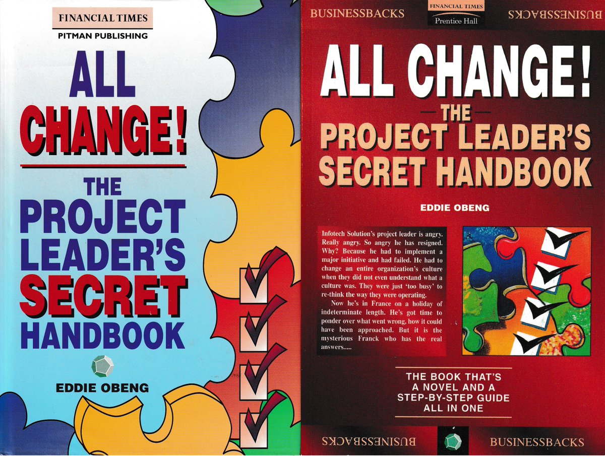 EddieObeng's tweet photo. #HELP! On the back cover of a new book you get quotes from 'the great &amp; the good'
We know that the quotes that really matter are from the people who find the book useful. YOU!
Did you read the first edition of #AllChange!
Please share a quote 
@APMProjectMgmt @PMI_UK_Chapter https://t.co/nyfdWUKXqE