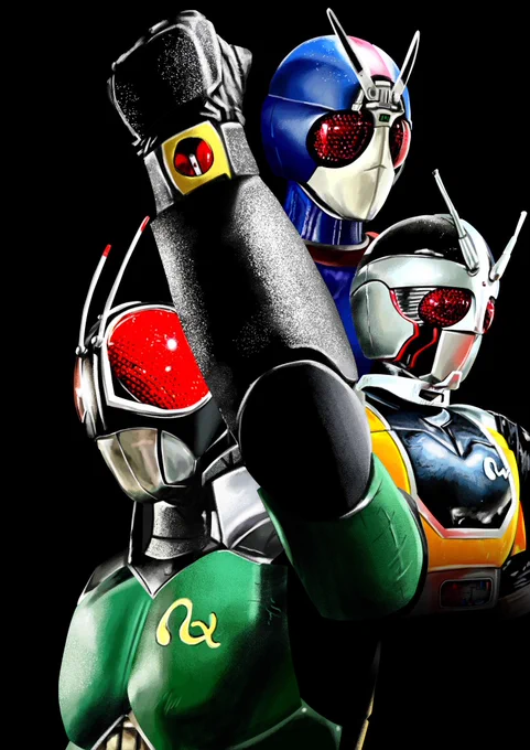 俺は太陽の子! #仮面ライダーBLACKRX#イラスト 