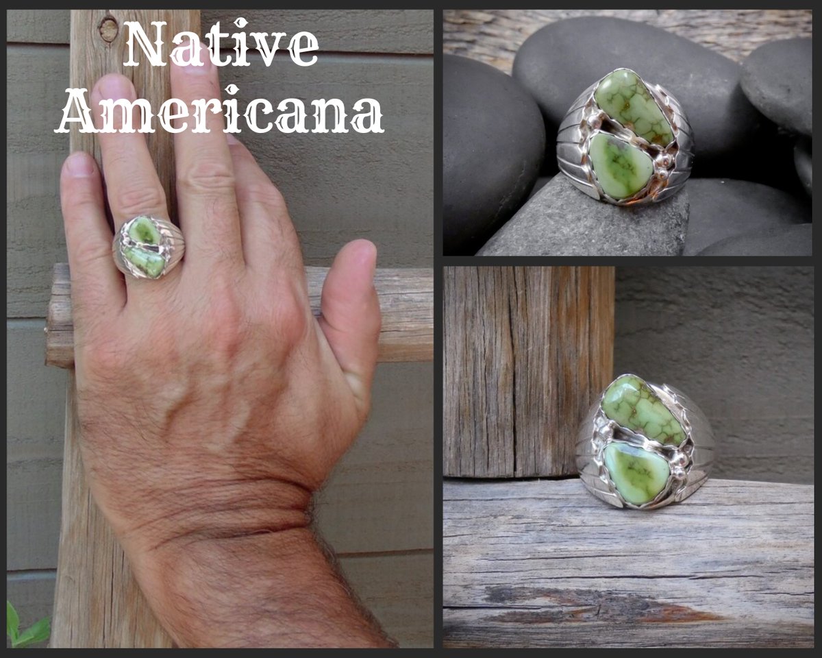 turquoiseseller's tweet image. 😀On sale now, this men's ring features Sonoran Gold Turquoise; such a stunner! See it here:😀etsy.com/listing/125848… #turquoisering #mensrings #ringformen #handmadering #Etsyfinds #Etsyshop #Etsystore #Etsygifts #Etsyjewelry #handmadejewelrysale