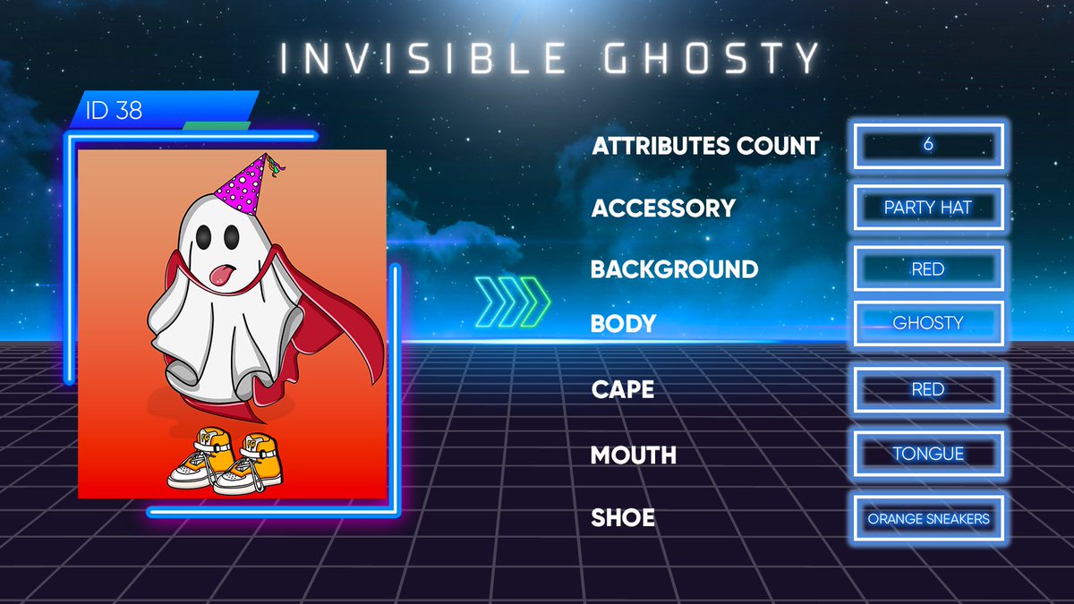 👻A Ghosty a day keeps the bad luck away!

Today👇🏼
Invisible Ghosty #38

🧹 rareboard.com/invisible-ghos…

#NFT #NFTs #BNBChainNFTs #BNB #NFTCommunity