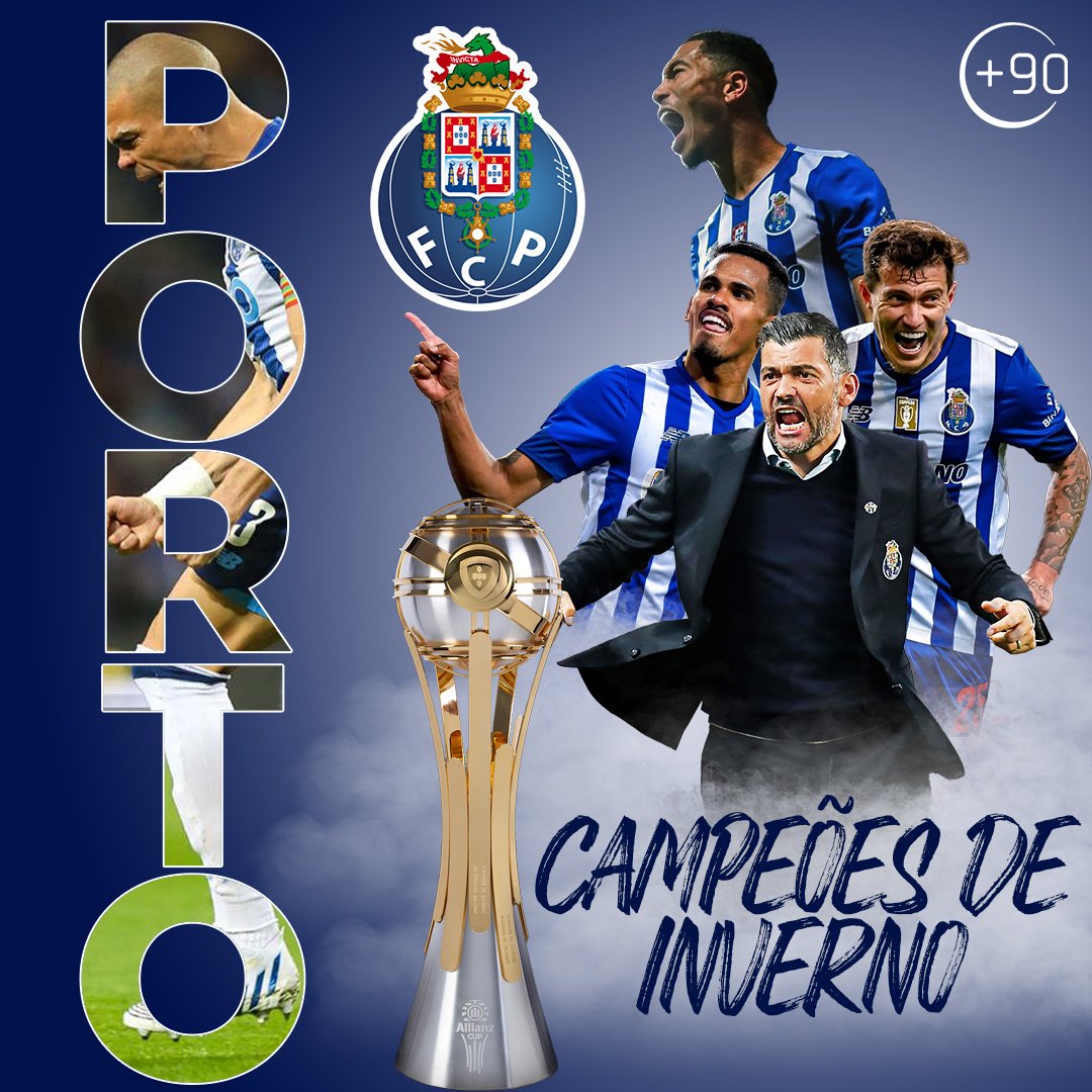 Campeões de Inverno! 🤩

Porto vence a Taça da Liga pela primeira vez na história. 🔵⚪️