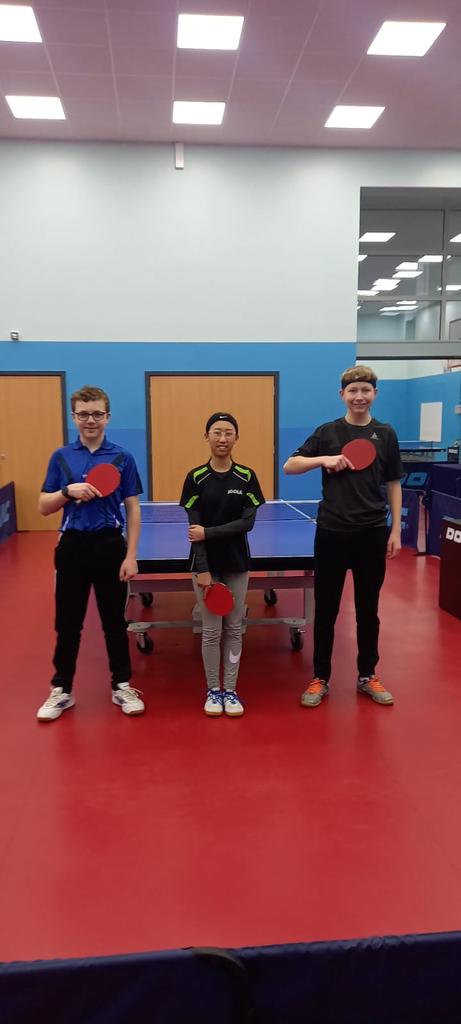 markshort76's tweet photo. Three @Outwood_Valley pupils, Sam Batty, Anna Wong and William Short playing in the Nottingham Schools championships this weekend 🏓💪 https://t.co/9oQZ0Iro9g