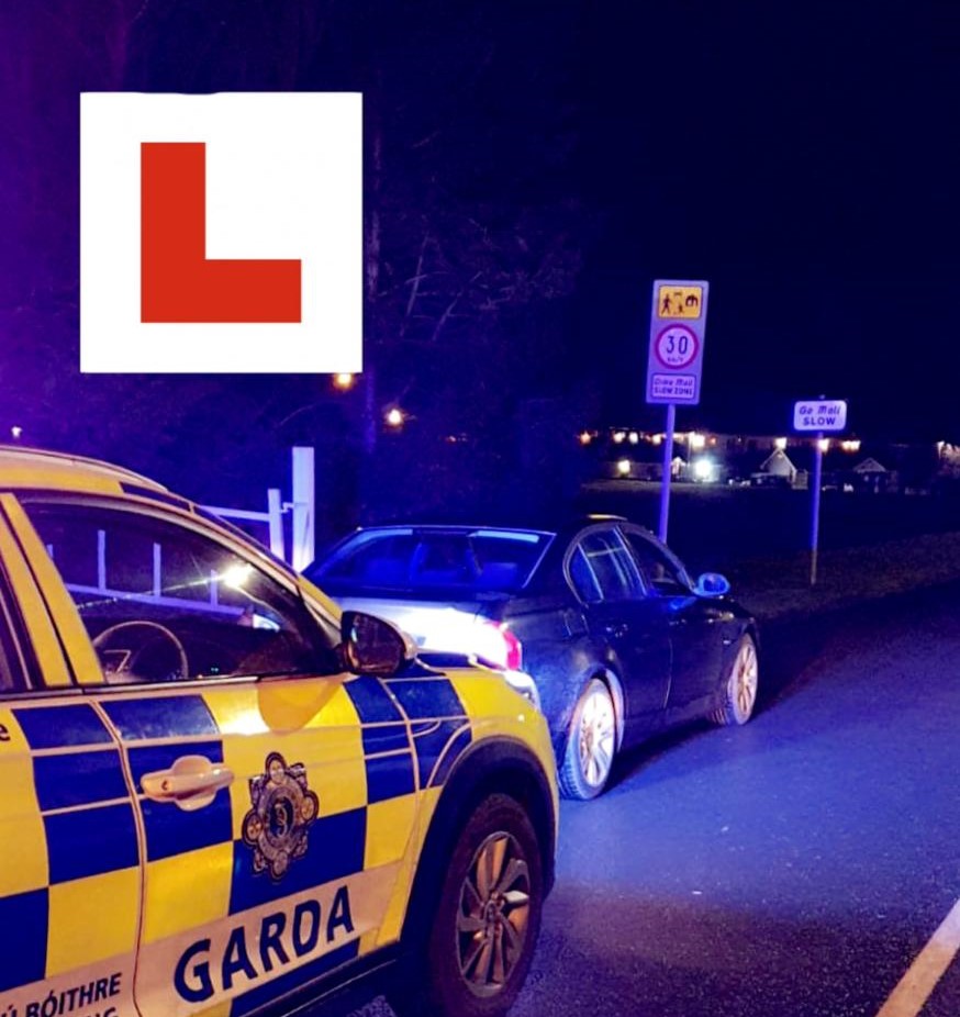 GardaTraffic's tweet photo. Gardaí on patrol in Trim stopped this learner driver driving unaccompanied with no L-plates displayed.

He then tested positive for cocaine, cannabis &amp; amphetamines.

Car was seized, driver arrested &amp; now faces a fine, penalty points, court appearance &amp; potential disqualification https://t.co/i4B7bF1E37