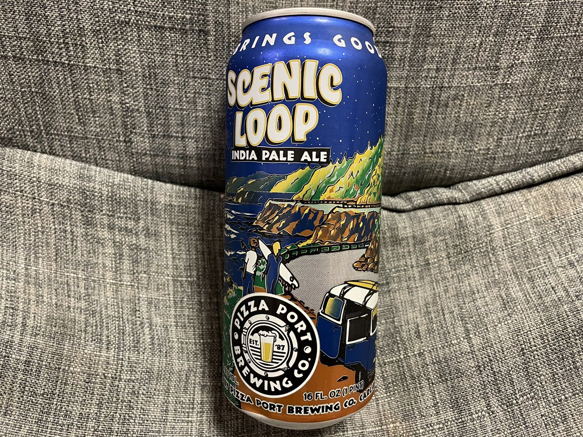 yuji0602's tweet photo. アンテナアメリカでPizza PortのScenic Loopを買ってみました。すっきりして飲みやすいですね。
#craftbeer #beerstagram #beer #pizzaportbrewing #ipa #scenicloop #antennaamerica https://t.co/yPgh5JHaDc