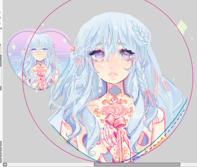 reworking old art for new things :3c#recyclereuse #komunoc 