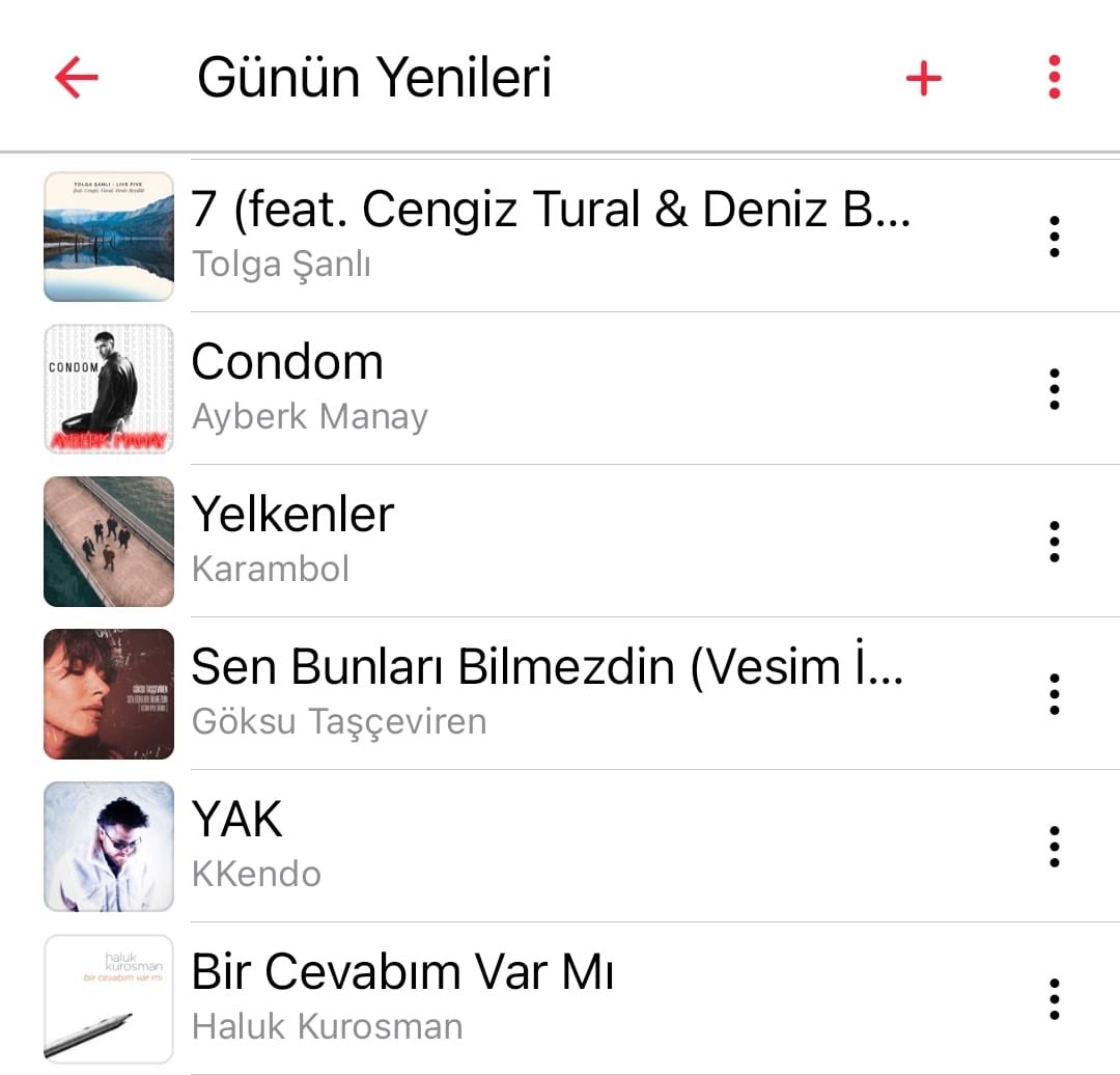 "Condom" Apple Music Türkiye Günün Yenileri Çalma Listesi'nde!
apple.co/3Rc61cc

 <a href="/Erenhakan/">Hakan Eren</a> <a href="/Ossimuzik/">Ossi Müzik</a> <a href="/gamzekb/">Gamze Karaman Bostan</a> <a href="/AliBostann/">Ali Bostan</a> <a href="/maksimum_medya/">Maksimum Medya</a>
<a href="/AppleMusic/">Apple Music</a> 

apple.co/3Rc61cc