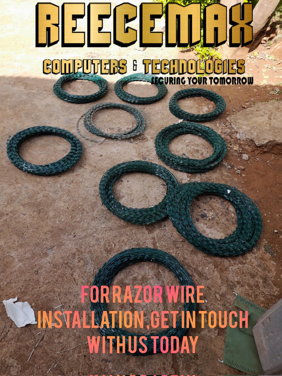 reecemaxtech's tweet image. #razorwire
Security system