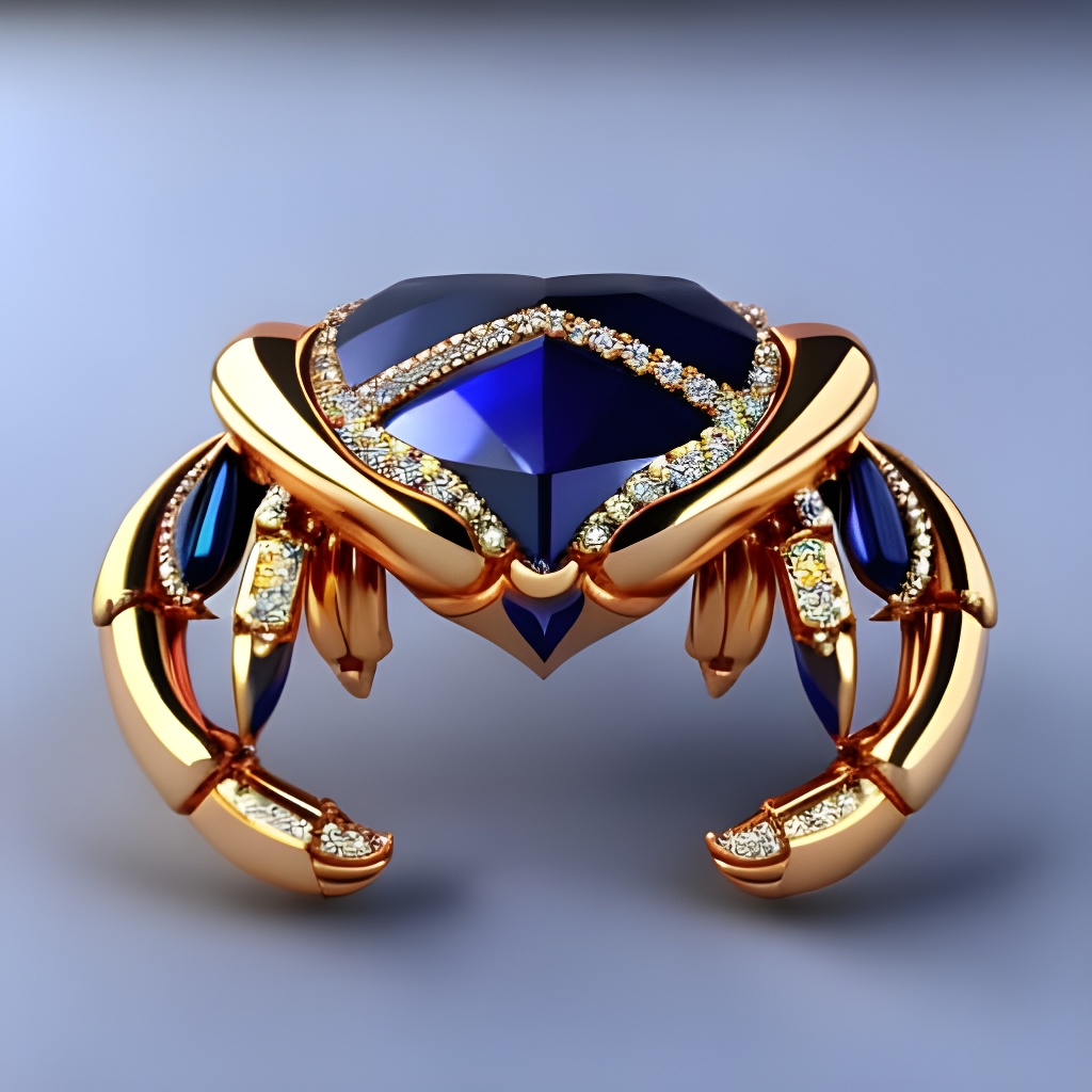 aicodeart's tweet photo. Product shot of diamond and sapphire stone crab brooch, ornately decorated diamond and sapphire encrusted sparkling stones set in gold and platinum… @nightcafestudio https://t.co/D3Pl4sKCbX
#stablediffusion #nightcafestudio https://t.co/JdVLkqiEgv